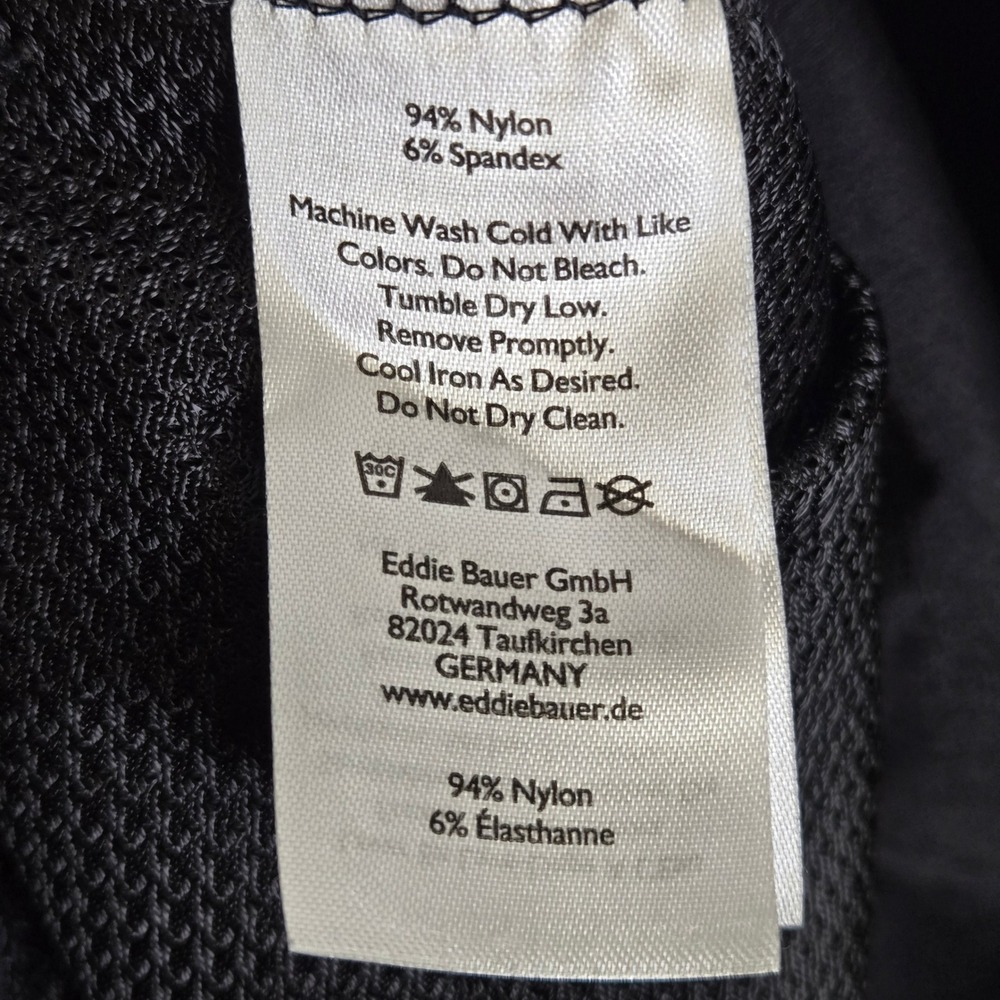 Eddie Bauer First Accent Guide Pro Capri Pants Gorpcore Hiking Black T8 Flaw - Picture 4 of 11